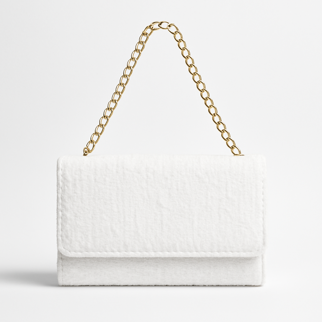 White Quilted Bag
