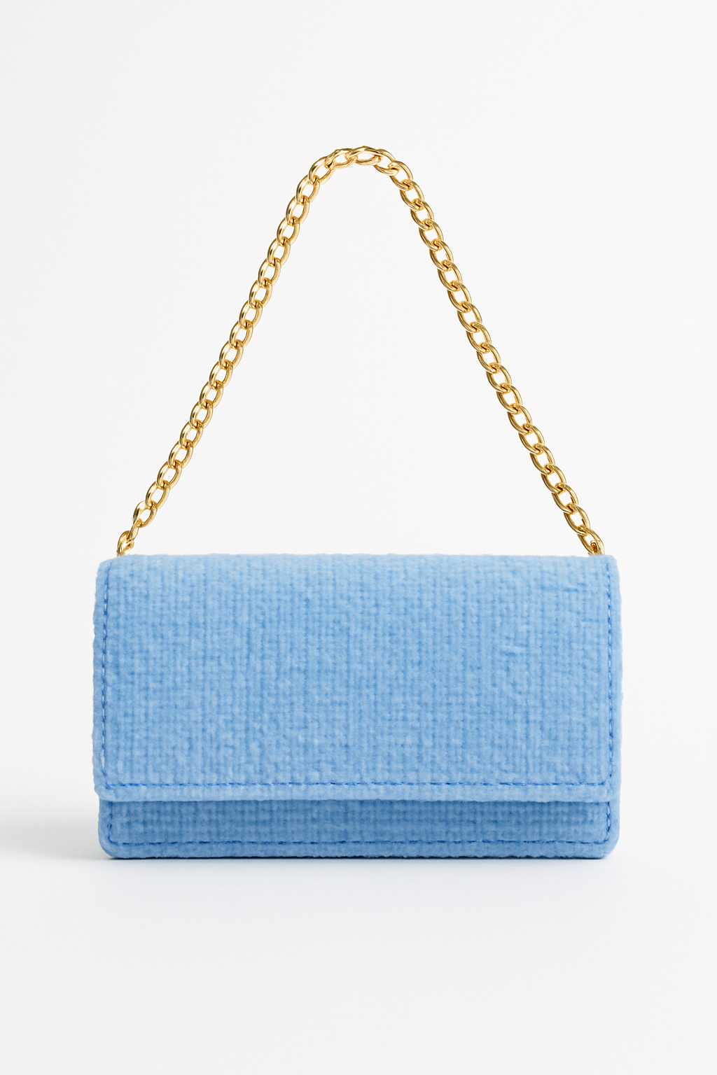 Baby Blue Quilted Bag
