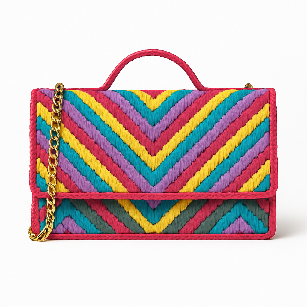 Rainbow Chevron Crossbody