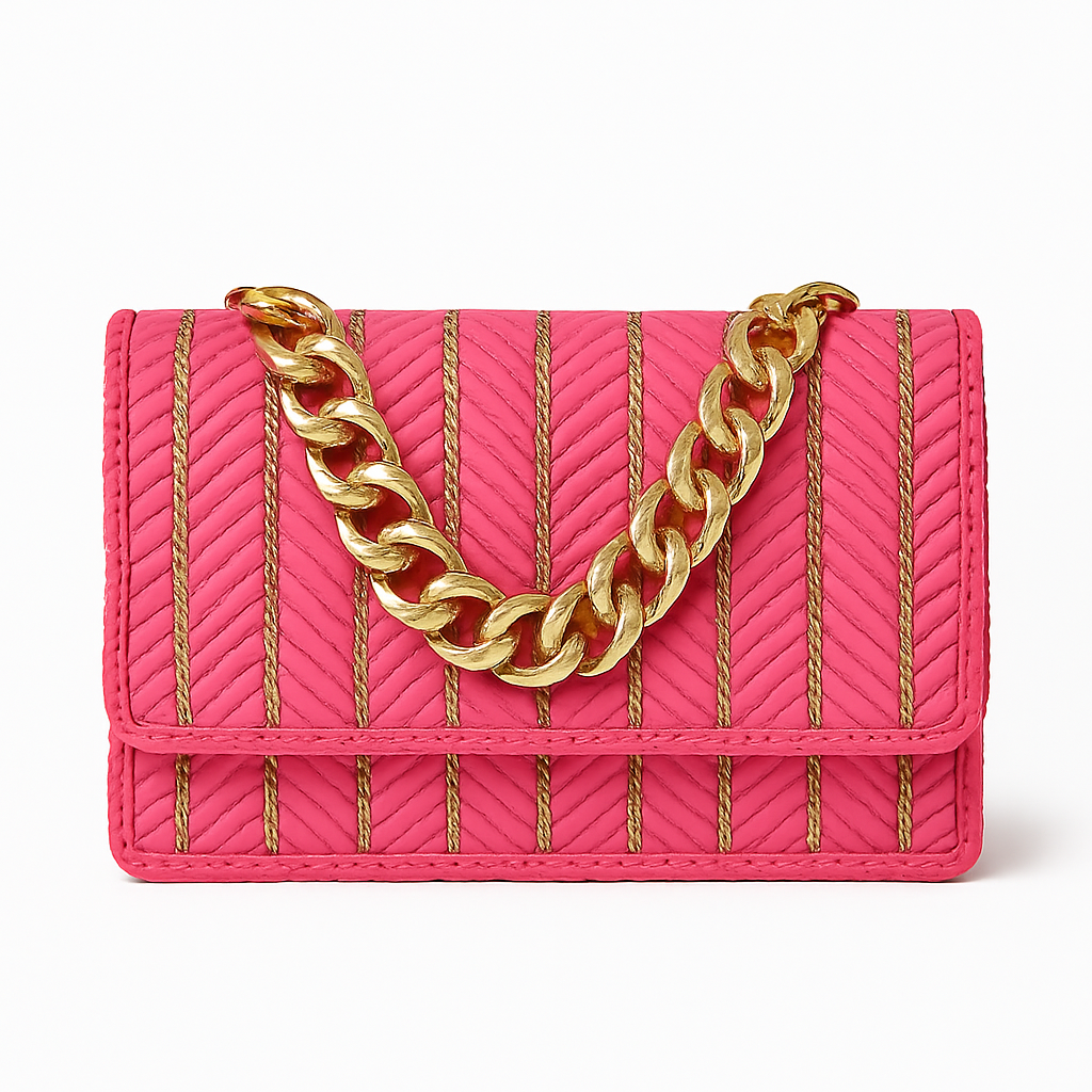 Hot Pink Quilted Bag